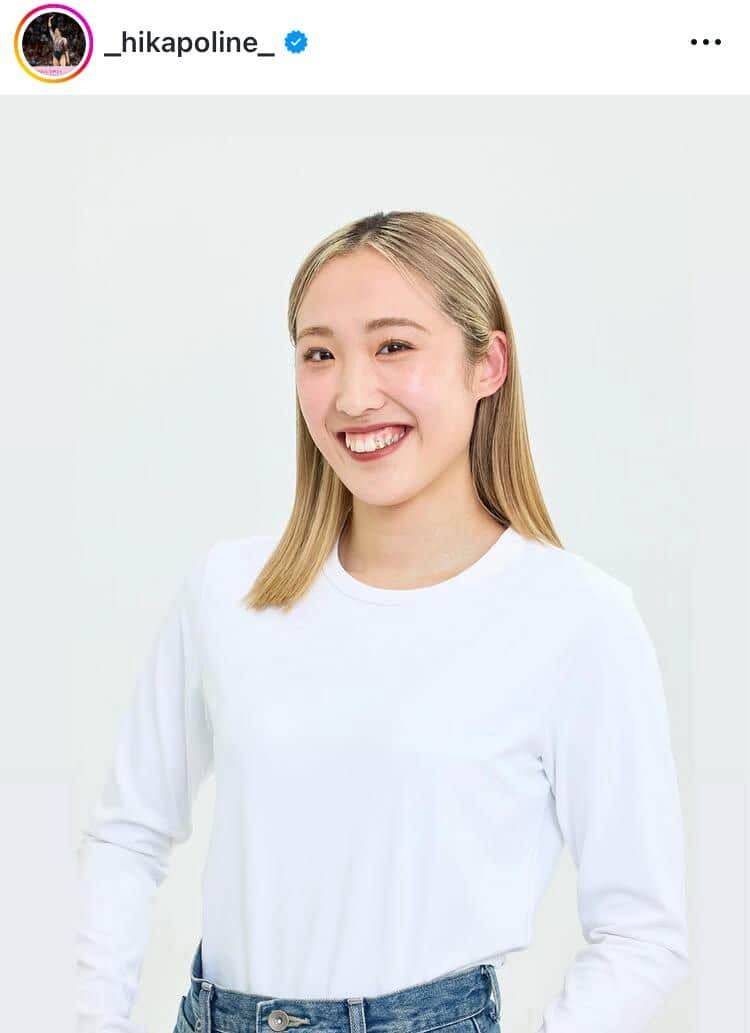 森ひかる選手のインスタグラム（＠_hikapoline_）より