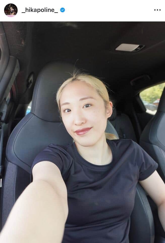 森ひかる選手のインスタグラム（＠_hikapoline_）より