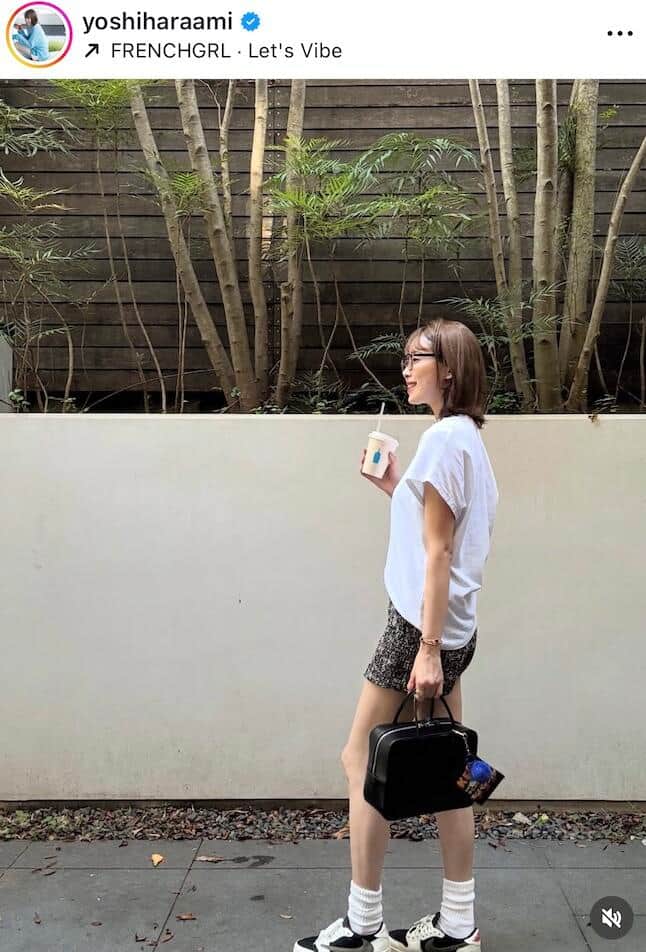 良原安美さんのインスタグラム（＠yoshiharaami）より
