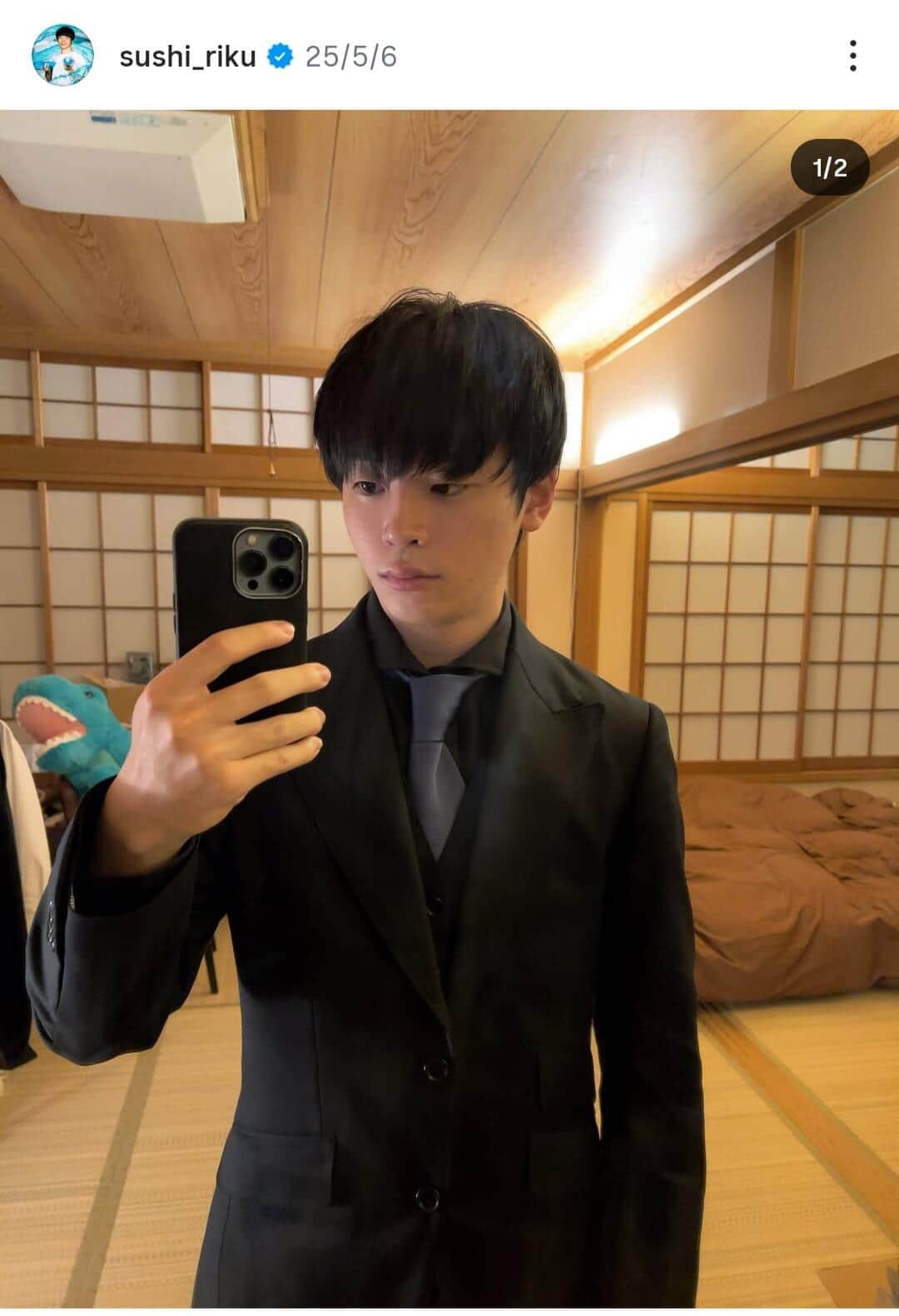 登録者985万超YouTuber・すしらーめんりく、毎週ジム通いのムキムキ肉体　「かわいい顔してマッチョ」