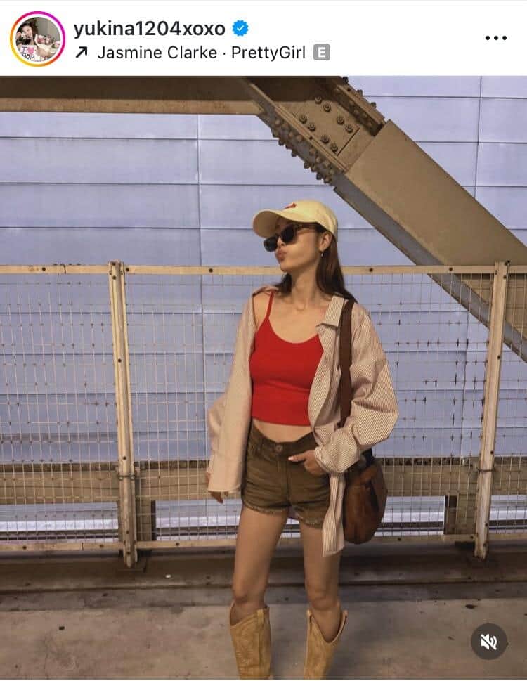 木下優樹菜さんのインスタグラム（＠yukina1204xoxo）より
