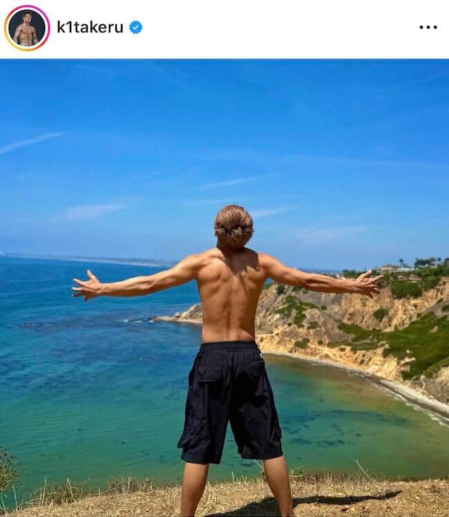 武尊さんのインスタグラム（＠k1takeru）より