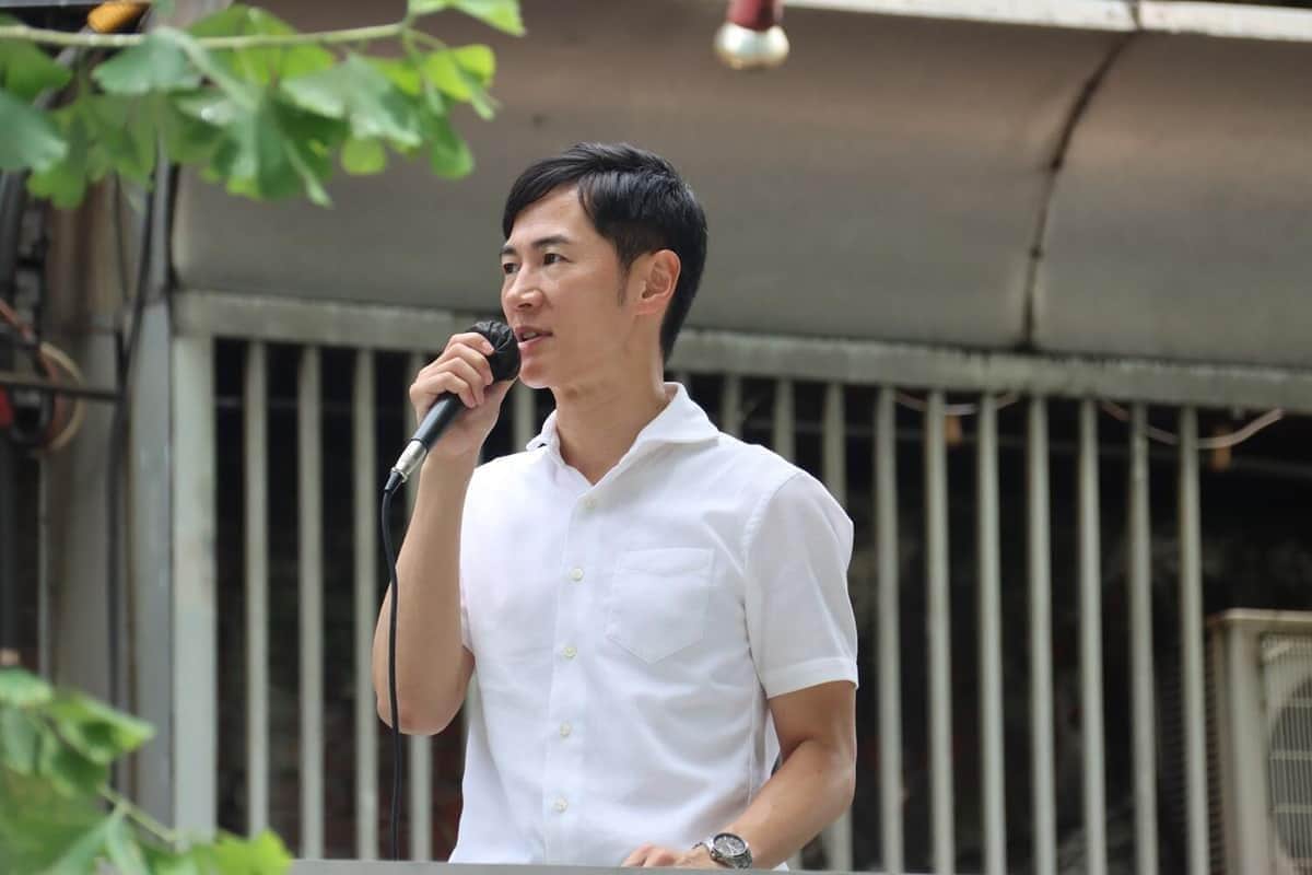 石丸伸二氏（2025年7月14日撮影）