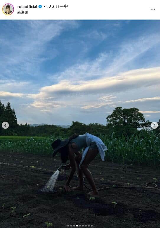 ローラさんのインスタグラム（＠rolaofficial）より