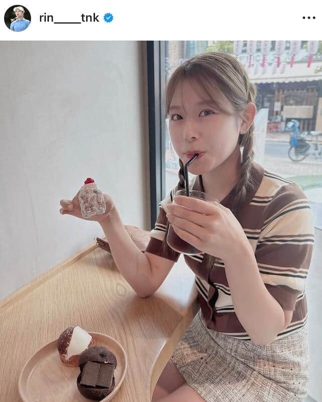 吉田鈴さんのインスタグラム（＠rin____tnk）より