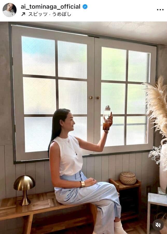 冨永愛さんのインスタグラム（＠ai_tominaga_official）より