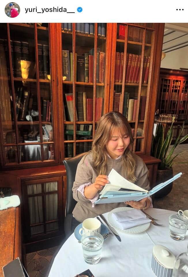 吉田優利選手のインスタグラム（＠yuri_yoshida__）より