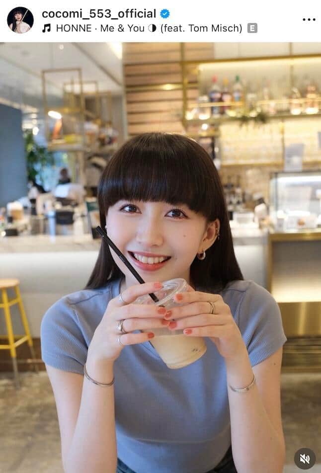 Cocomiさんのインスタグラム（＠cocomi_553_official）より