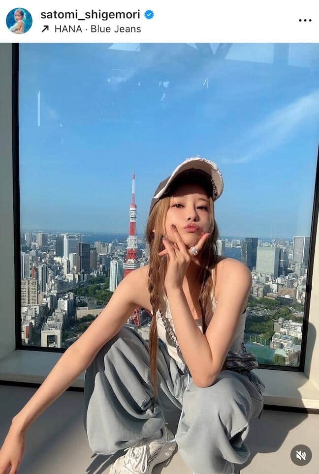 重盛さと美さんのインスタグラム（＠satomi_shigemori）より
