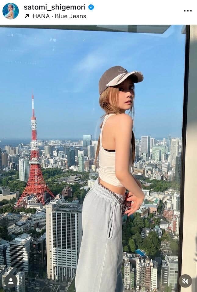 重盛さと美さんのインスタグラム（＠satomi_shigemori）より