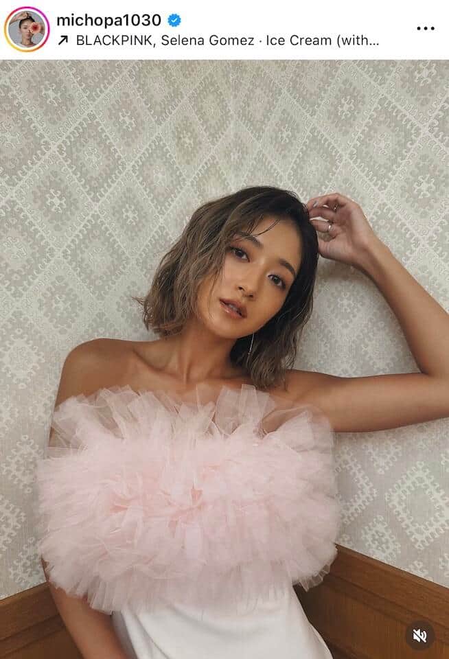 みちょぱさんのインスタグラム（＠michopa1030）より