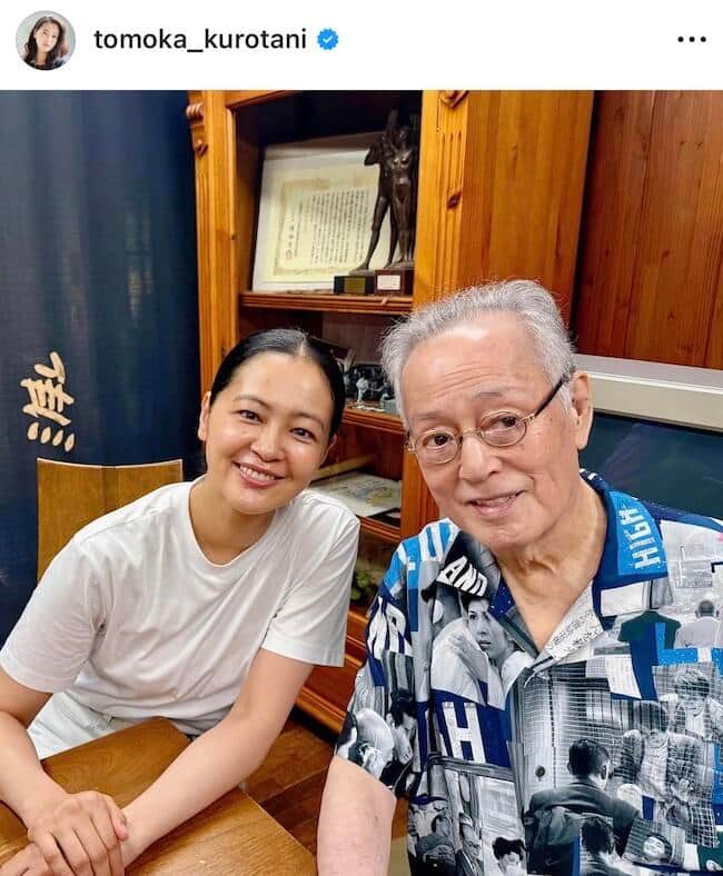 黒谷友香さんのインスタグラム（＠tomoka_kurotani）より