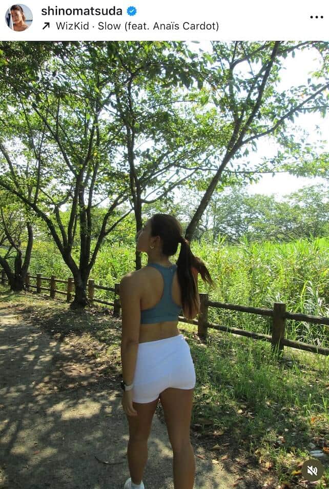 松田詩野さんのインスタグラム（＠shinomatsuda）より