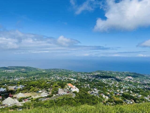 伊豆・大室山からの眺め