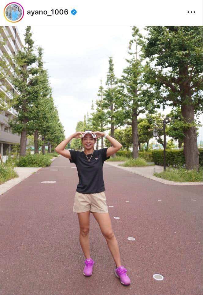 園田彩乃選手のインスタグラム（＠ayano_1006）より