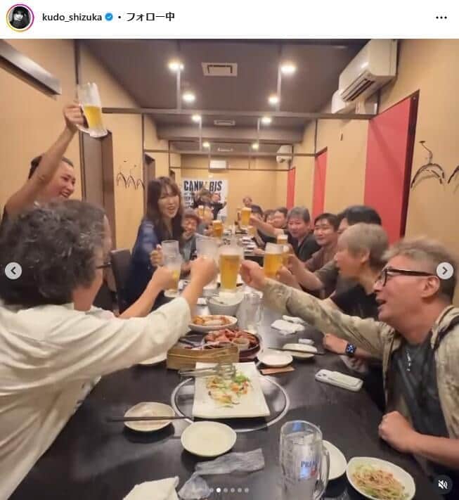 工藤静香さんのインスタグラム（＠kudo_shizuka）より