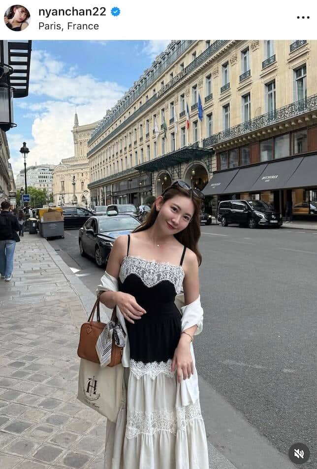 小嶋陽菜さんのインスタグラム（＠nyanchan22）より