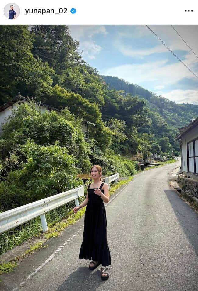 西村優菜選手のインスタグラム（＠yunapan_02）より