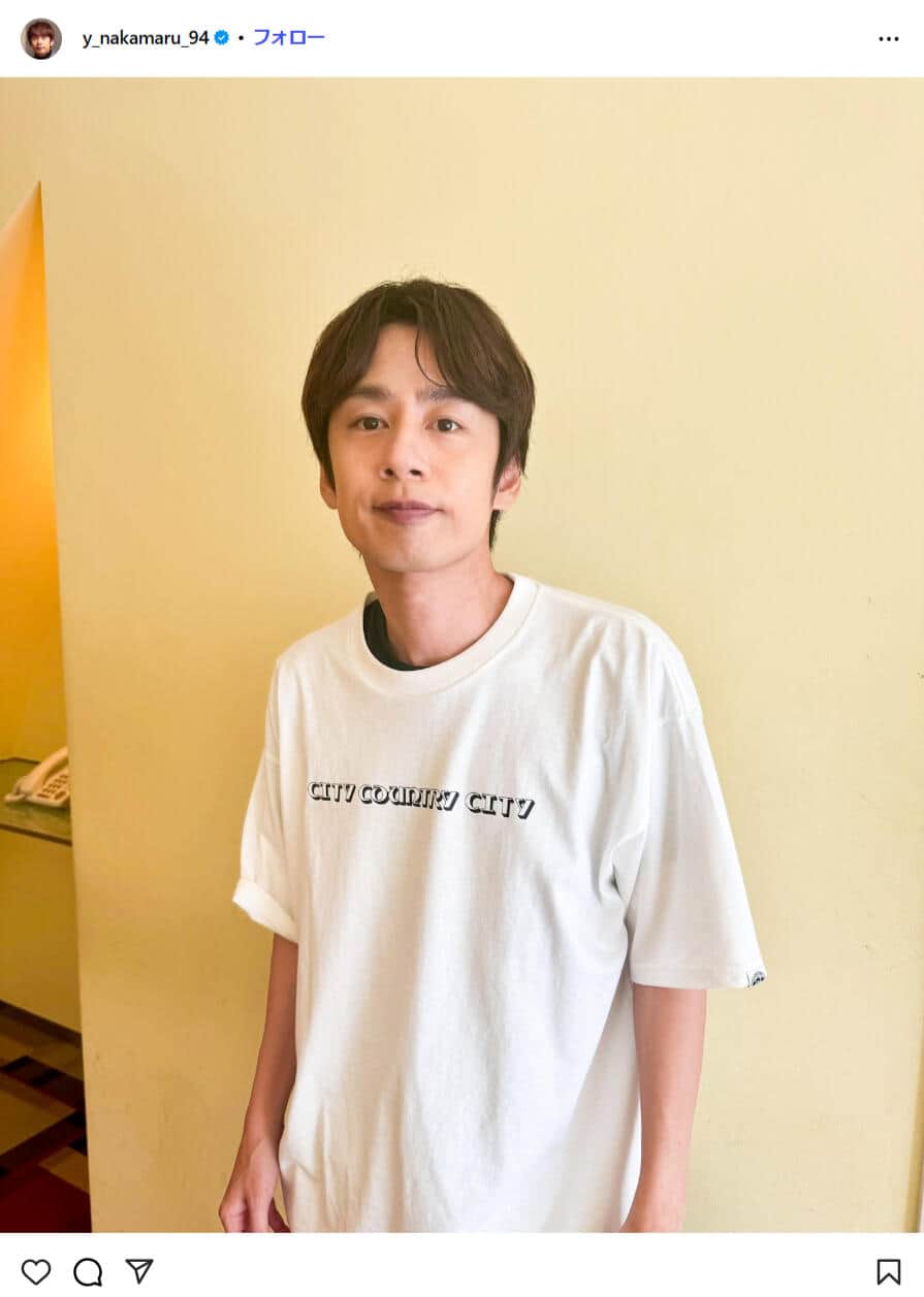 中丸雄一さんのインスタグラム（＠y_nakamaru_94）より