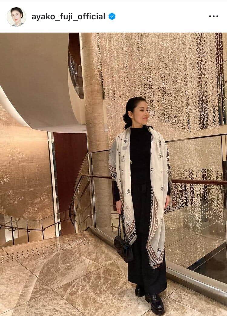 藤あや子さんのインスタグラム（＠ayako_fuji_official）より