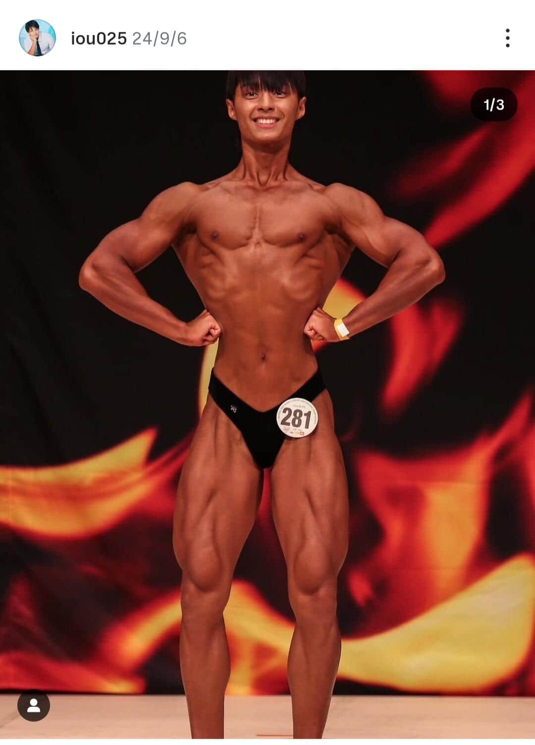 榎田一王さんのインスタグラム（＠iou025）より