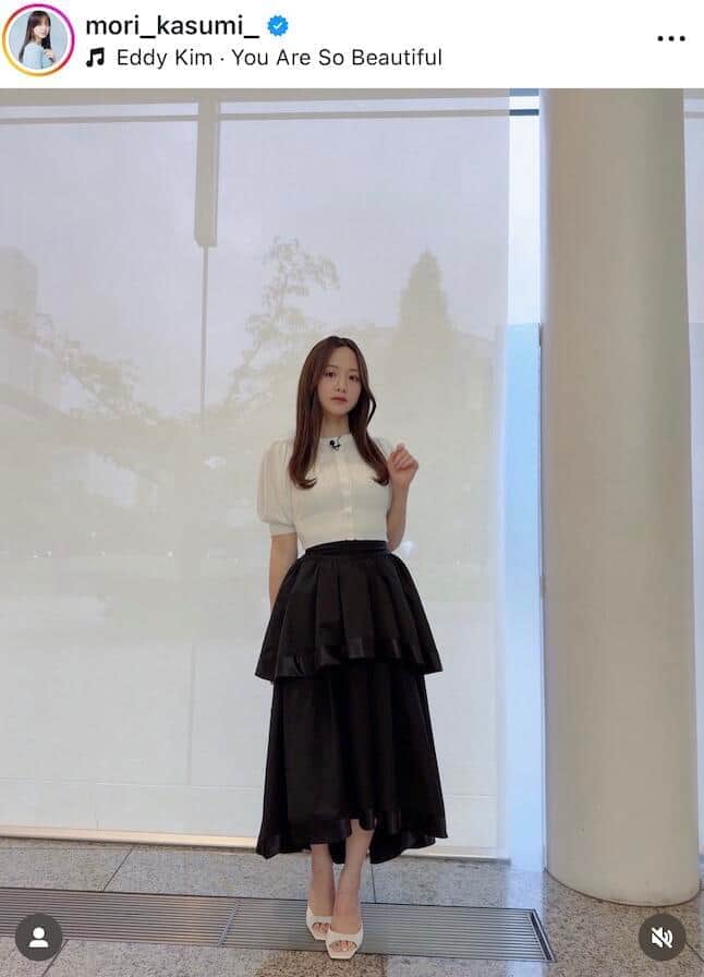 森香澄、オフショル白ドレス姿で色気ダダ漏れ　「大人の魅力が沢山」「可愛い過ぎ」大絶賛