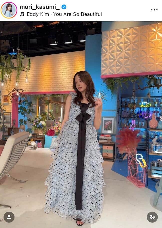 森香澄さんのインスタグラム（＠mori_kasumi_）より