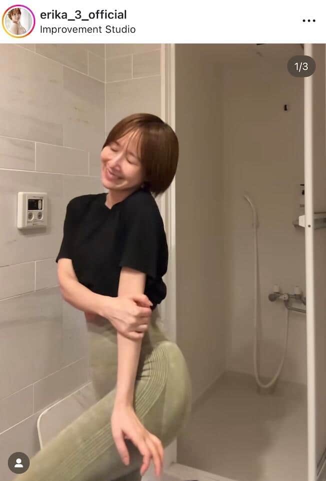 山川恵里佳さんのインスタグラム（＠erika_3_official）より