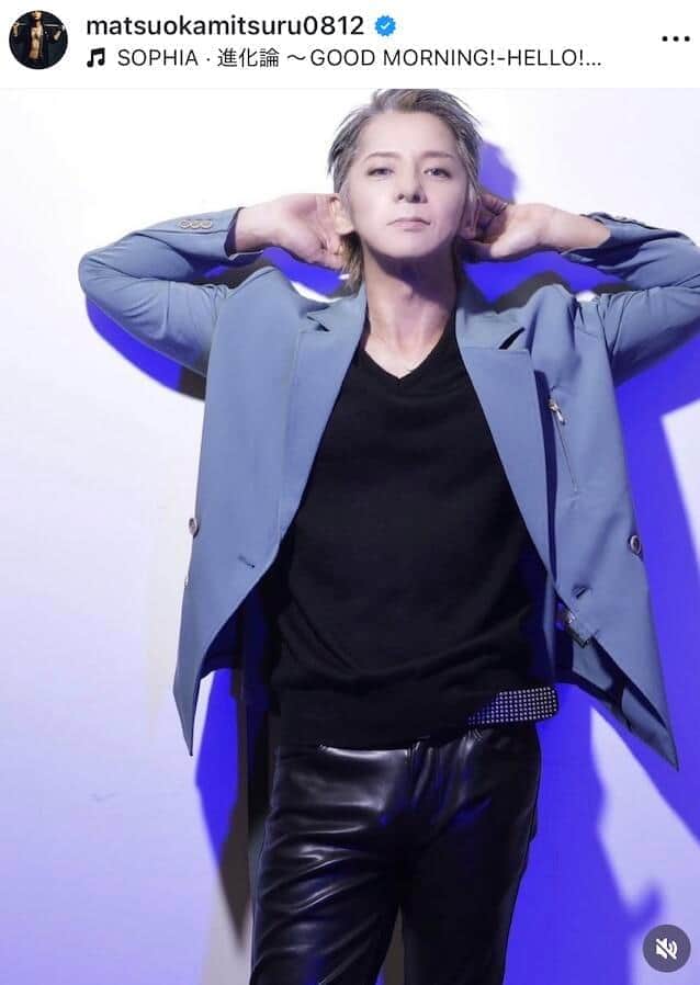 SOPHIA松岡充、54歳の誕生日　変わらぬ近影に衝撃「いくつになっても若くて、イケメン」「国宝級です！」