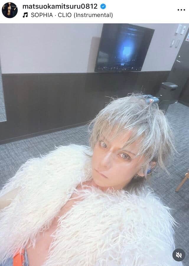 松岡充さんのインスタグラム（＠matsuokamitsuru0812）より