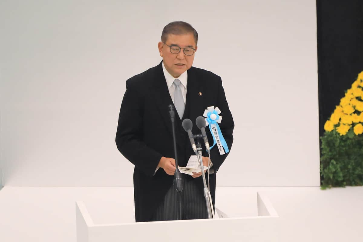 「反省と教訓を、今改めて深く胸に」　80年談話見送った石破首相、戦没者追悼式で見せた独自色