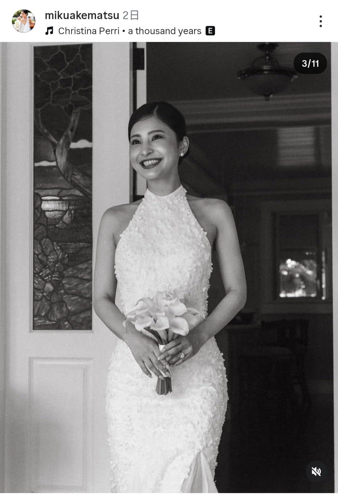 明松美玖さんのインスタグラム（＠mikuakematsu）より