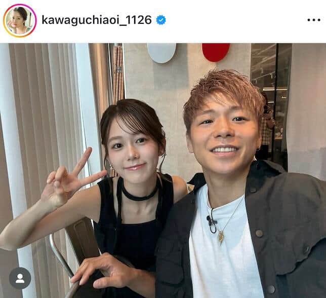 川口葵さんのインスタグラム（＠kawaguchiaoi_1126）より