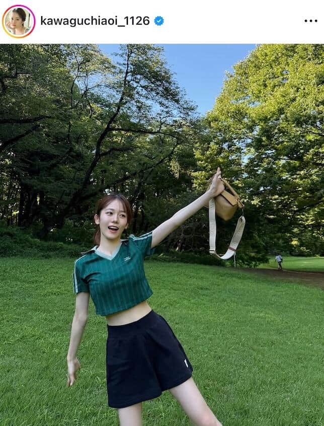 川口葵さんのインスタグラム（＠kawaguchiaoi_1126）より