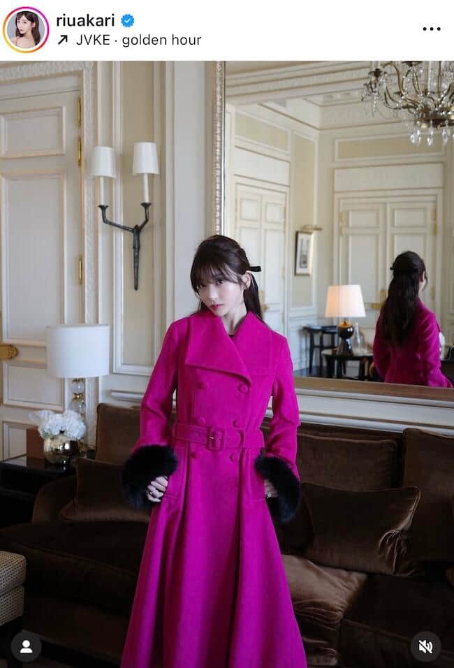 Rちゃんのインスタグラム（＠riuakari）より