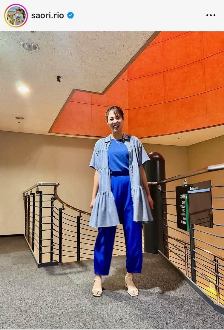 迫田さおりさんのインスタグラム（＠saori.rio）より