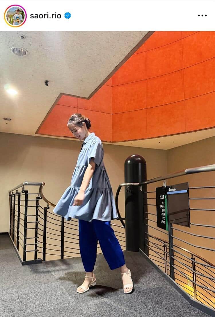 迫田さおりさんのインスタグラム（＠saori.rio）より