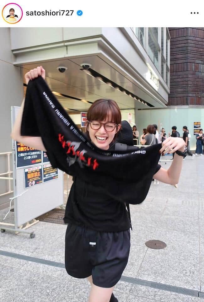 佐藤栞里さんのインスタグラム（＠satoshiori727）より