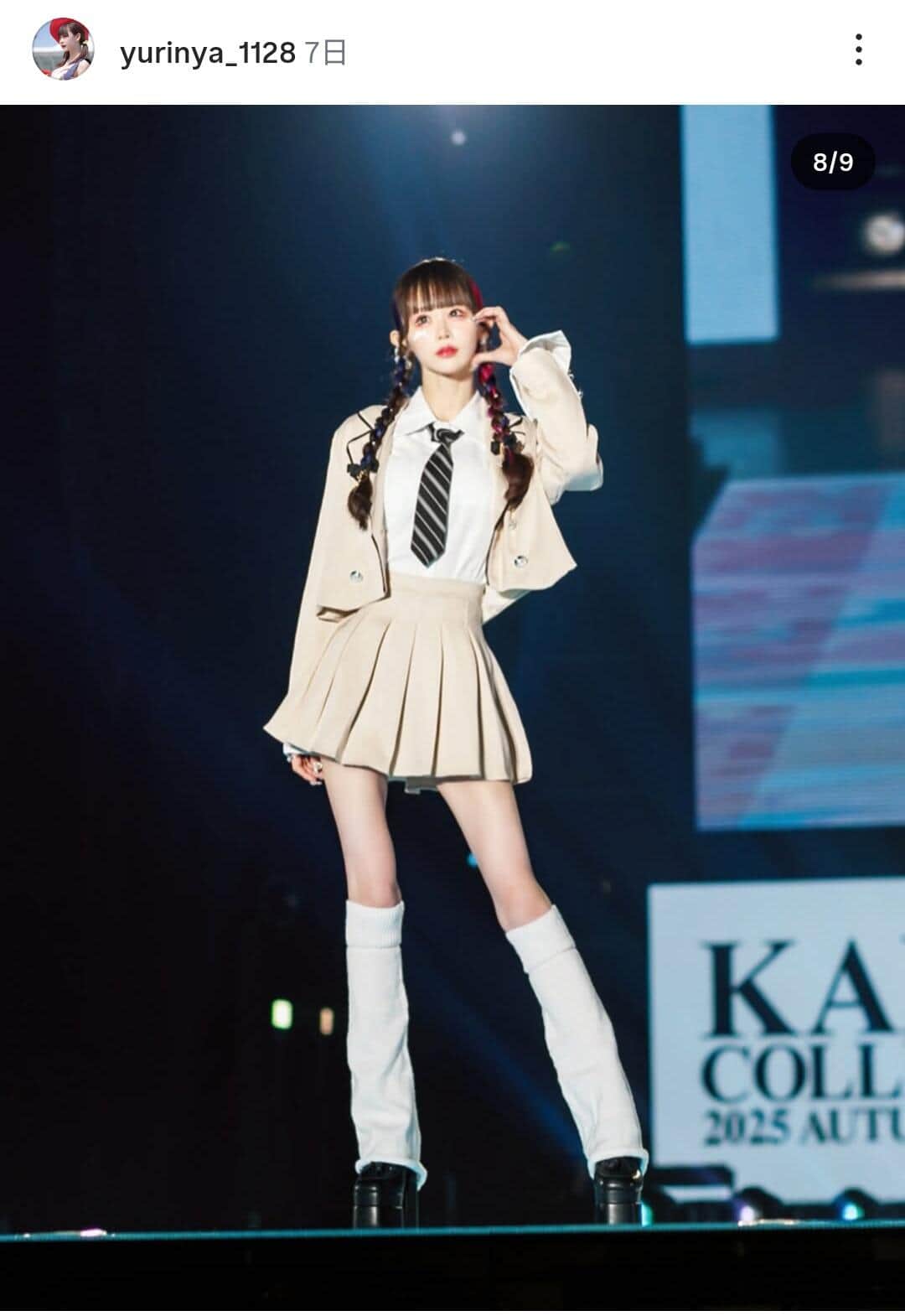 ゆりにゃさんのインスタグラム（＠yurinya_1128）より