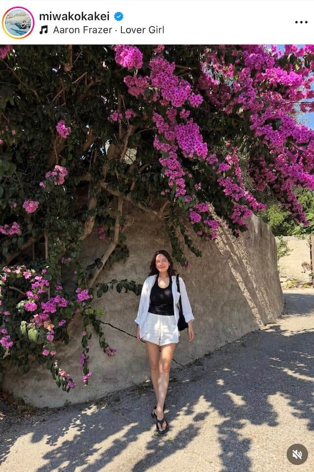 筧美和子さんのインスタグラム（＠miwakokakei）より