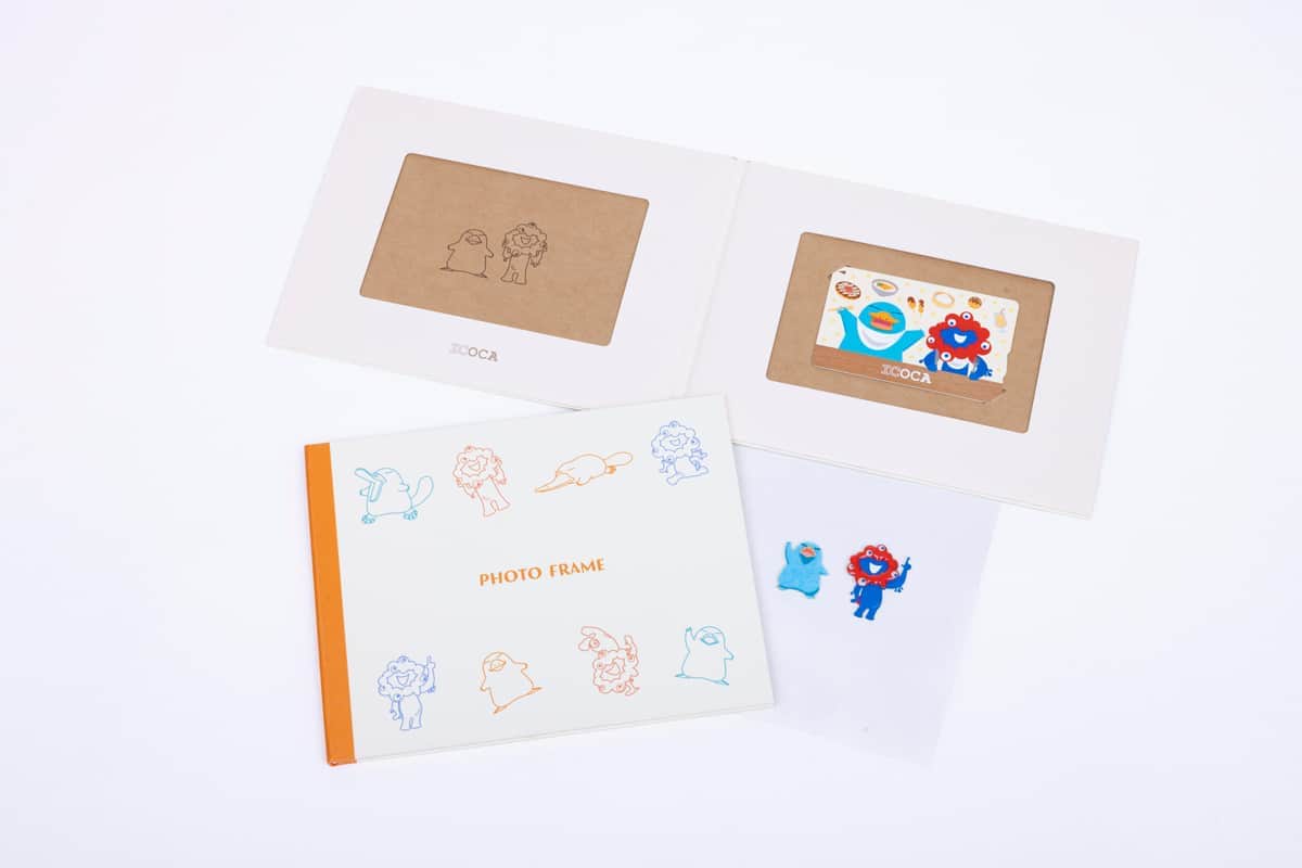 1万5000セット限定で売り出された「2025 大阪・関西万博 記念 ICOCA・フォトフレームセット」売り出しから3時間未満で売り切れた（写真はJR西日本のプレスリリースから）