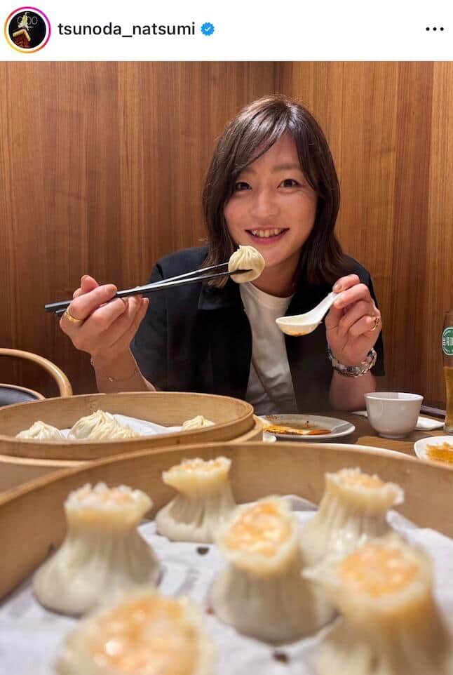 角田夏実選手のインスタグラム（＠tsunoda_natsumi）より