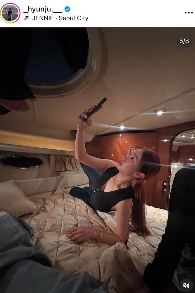 ユ・ヒョンジュさんのインスタグラム（＠_hyunju.__）より