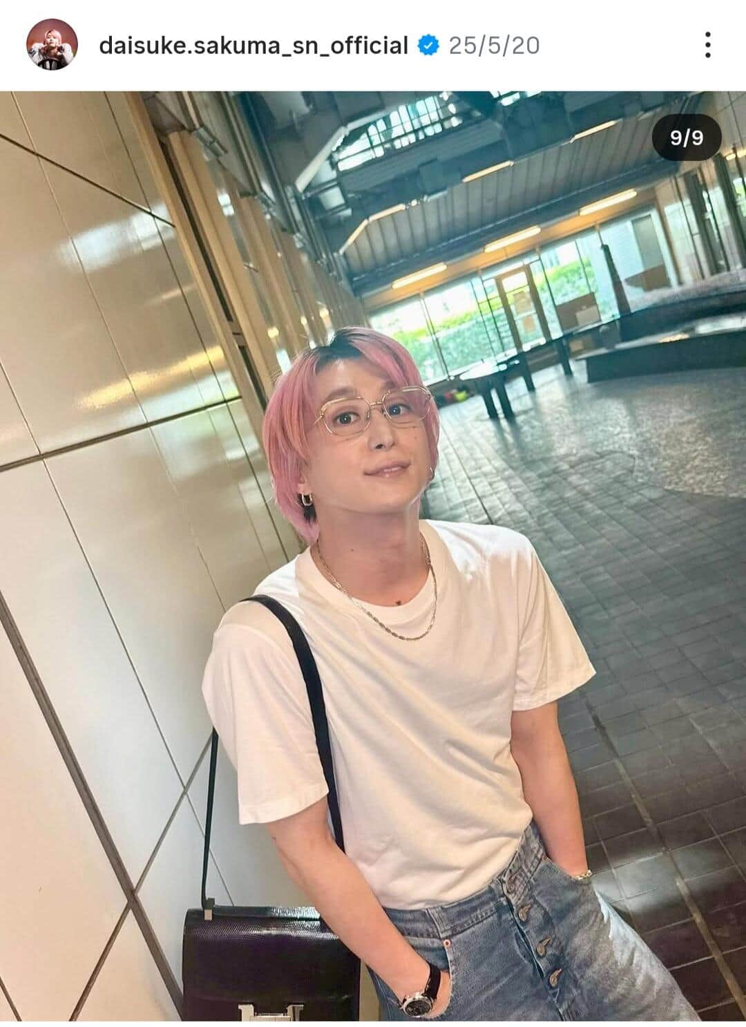 佐久間大介さんのインスタグラム（＠daisuke.sakuma_sn_official）より