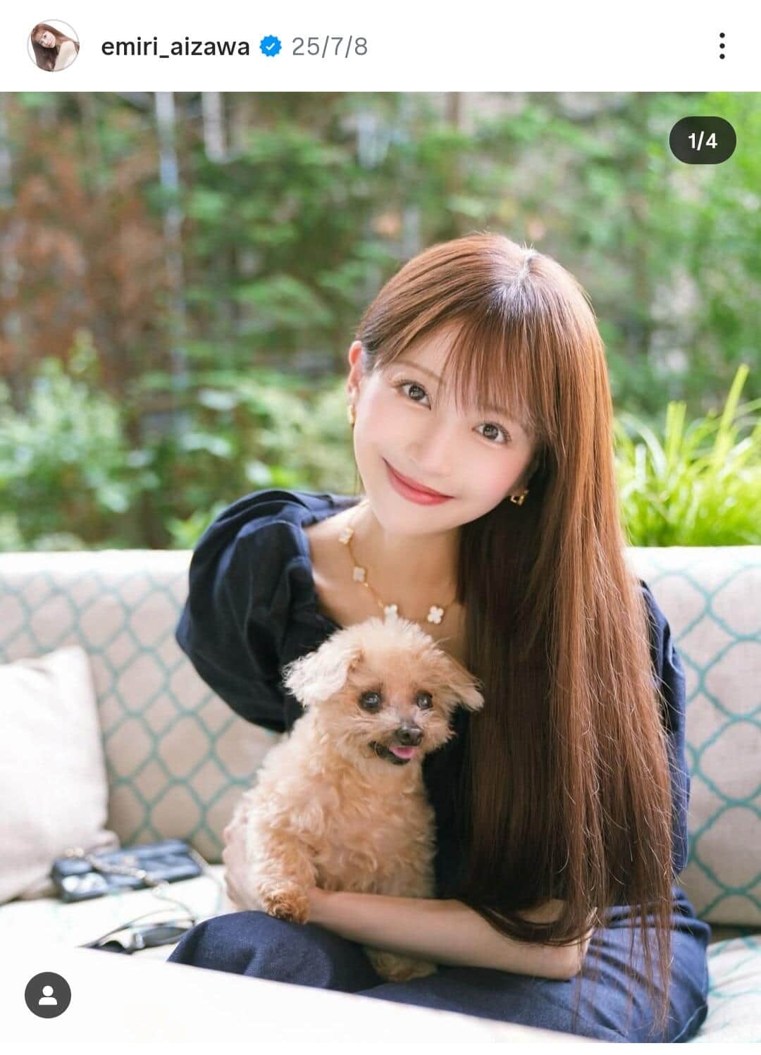 愛沢えみりさんのインスタグラム（＠emiri_aizawa）より