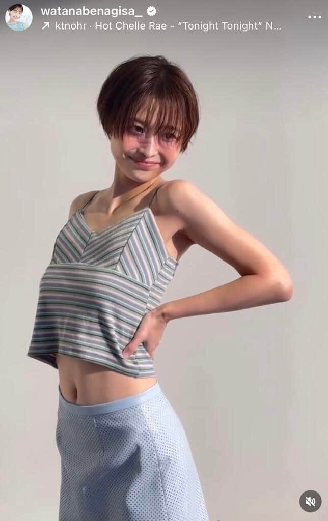 渡邊渚さんのインスタグラム（＠watanabenagisa_）より