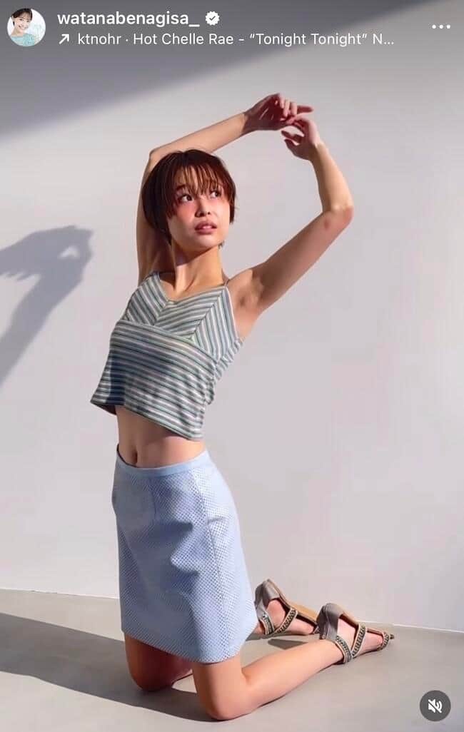 渡邊渚さんのインスタグラム（＠watanabenagisa_）より