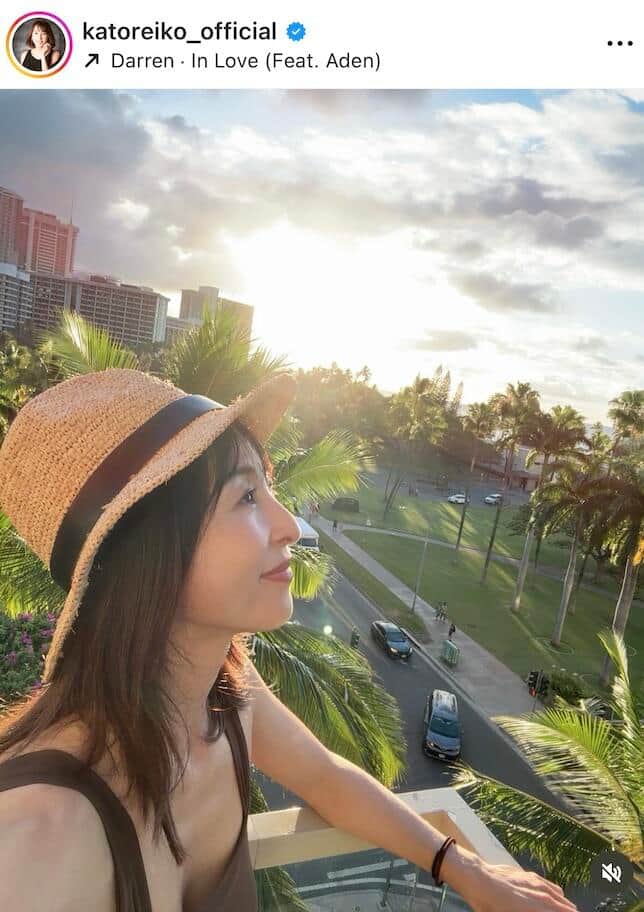かとうれいこさんのインスタグラム（＠katoreiko_official）より