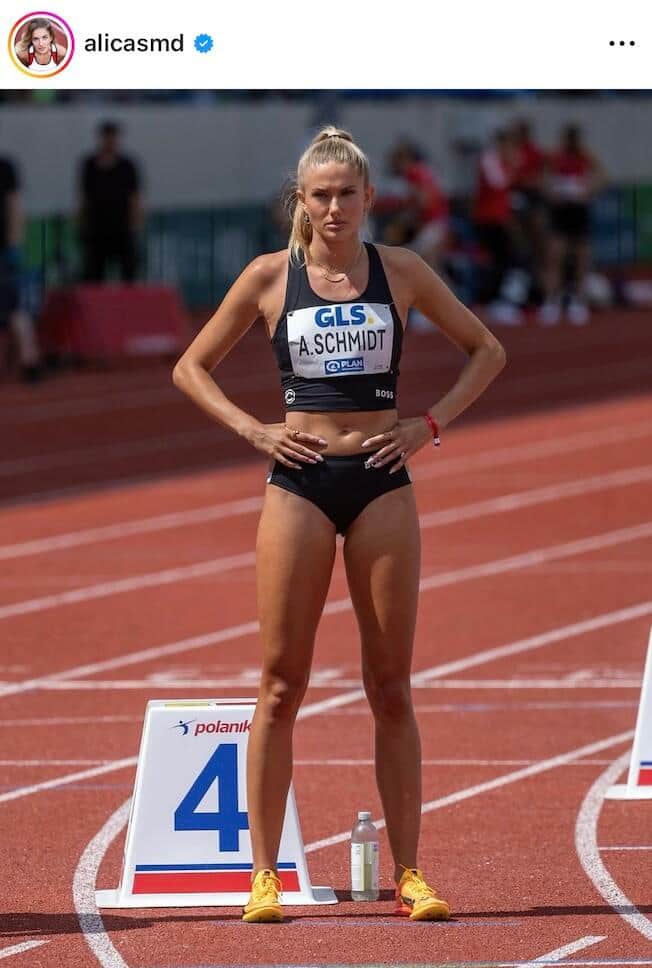 アリカ・シュミット選手のインスタグラム（＠alicasmd）より