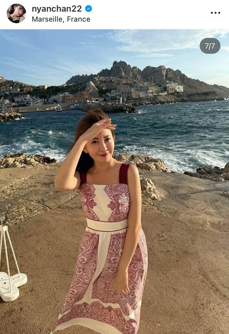 小嶋陽菜さんのインスタグラム（＠nyanchan22）より